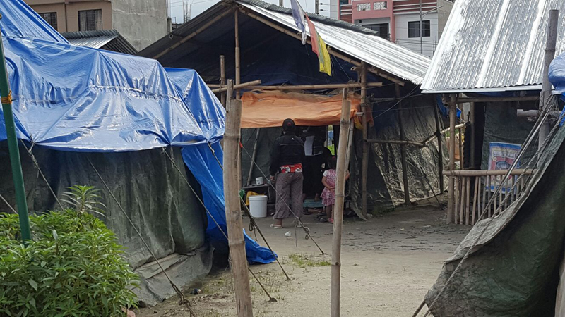 El Campo de la Esperanza de Katmandú es un asentamiento temporal impulsado por la Fundación Dwarika